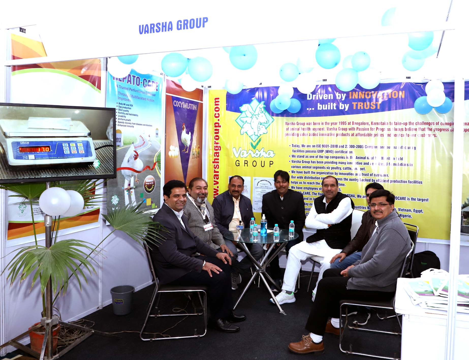 Varsha Group booth